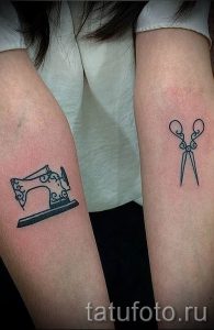 тату ножницы фото пример для статьи про значение рисунка татуировки - tatufoto.ru - 3