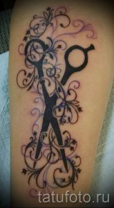 тату ножницы фото пример для статьи про значение рисунка татуировки - tatufoto.ru - 8