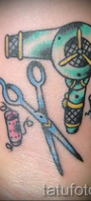 тату ножницы фото пример для статьи про значение рисунка татуировки — tatufoto.ru — 13