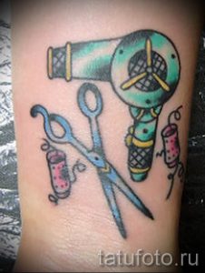 тату ножницы фото пример для статьи про значение рисунка татуировки - tatufoto.ru - 13