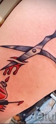 тату ножницы фото пример для статьи про значение рисунка татуировки — tatufoto.ru — 14