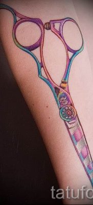 тату ножницы фото пример для статьи про значение рисунка татуировки — tatufoto.ru — 17