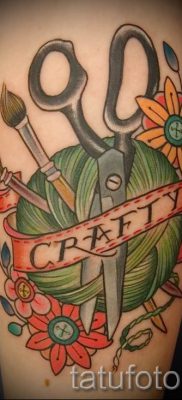тату ножницы фото пример для статьи про значение рисунка татуировки — tatufoto.ru — 18