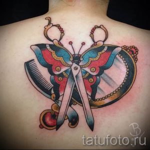 тату ножницы фото пример для статьи про значение рисунка татуировки - tatufoto.ru - 25
