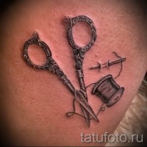 тату ножницы фото пример для статьи про значение рисунка татуировки - tatufoto.ru - 27