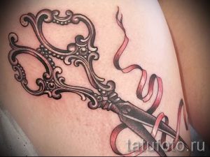тату ножницы фото пример для статьи про значение рисунка татуировки - tatufoto.ru - 29
