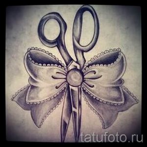 тату ножницы фото пример для статьи про значение рисунка татуировки - tatufoto.ru - 31