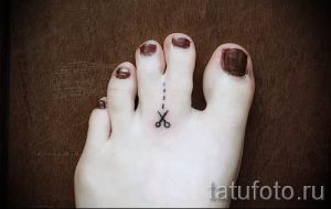 тату ножницы фото пример для статьи про значение рисунка татуировки - tatufoto.ru - 46