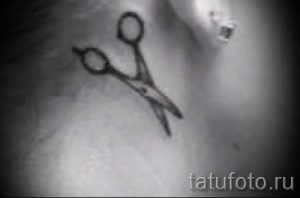 тату ножницы фото пример для статьи про значение рисунка татуировки - tatufoto.ru - 45