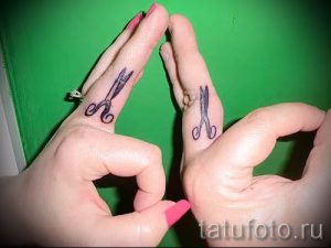 тату ножницы фото пример для статьи про значение рисунка татуировки - tatufoto.ru - 46