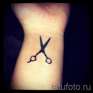 тату ножницы фото пример для статьи про значение рисунка татуировки - tatufoto.ru - 48