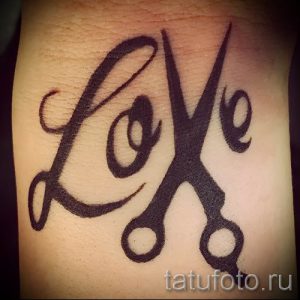 тату ножницы фото пример для статьи про значение рисунка татуировки - tatufoto.ru - 54