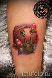 тату улитка фото - пример тату для статьи про значение татуировки - tatufoto.ru - 3