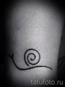 тату улитка фото - пример тату для статьи про значение татуировки - tatufoto.ru - 8