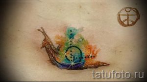 тату улитка фото - пример тату для статьи про значение татуировки - tatufoto.ru - 14