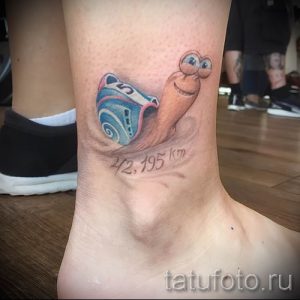 тату улитка фото - пример тату для статьи про значение татуировки - tatufoto.ru - 20