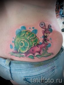 тату улитка фото - пример тату для статьи про значение татуировки - tatufoto.ru - 24