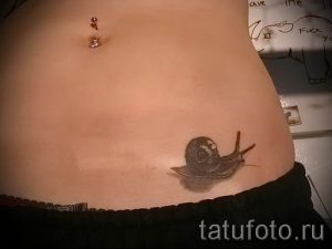 тату улитка фото - пример тату для статьи про значение татуировки - tatufoto.ru - 27