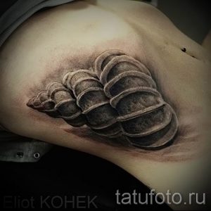 тату улитка фото - пример тату для статьи про значение татуировки - tatufoto.ru - 31