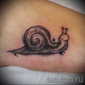 тату улитка фото - пример тату для статьи про значение татуировки - tatufoto.ru - 36