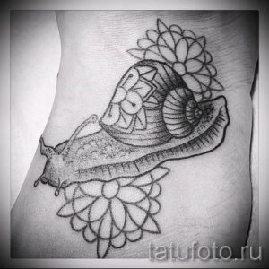 тату улитка фото - пример тату для статьи про значение татуировки - tatufoto.ru - 40