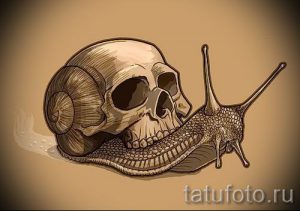 тату улитка фото - пример тату для статьи про значение татуировки - tatufoto.ru - 69
