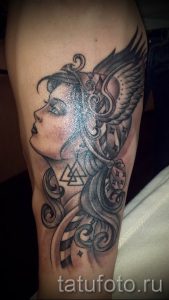 татуировка Валькирия на фото для статьи про значение тату - tatufoto.ru - 3