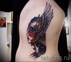 татуировка Валькирия на фото для статьи про значение тату - tatufoto.ru - 5