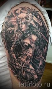 татуировка Валькирия на фото для статьи про значение тату - tatufoto.ru - 6