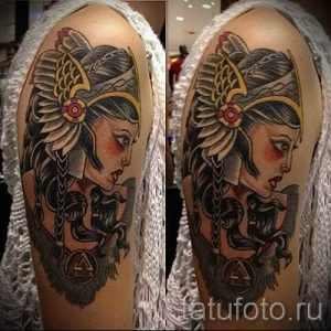 татуировка Валькирия на фото для статьи про значение тату - tatufoto.ru - 10