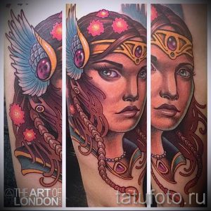 татуировка Валькирия на фото для статьи про значение тату - tatufoto.ru - 20
