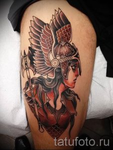 татуировка Валькирия на фото для статьи про значение тату - tatufoto.ru - 23