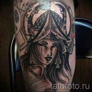 татуировка Валькирия на фото для статьи про значение тату - tatufoto.ru - 24