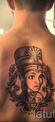 фото классной готовой тату Нефертити для статьи про значение 27