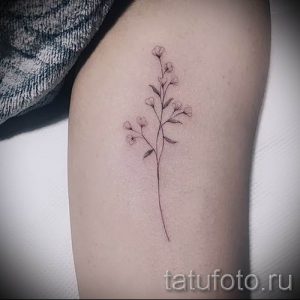 фото пример тату лаванда для статьи про значение этой татуировки 18