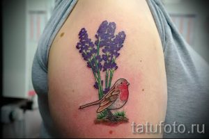 фото пример тату лаванда для статьи про значение этой татуировки 20
