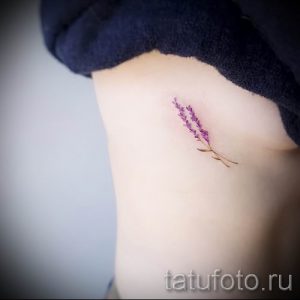 фото пример тату лаванда для статьи про значение этой татуировки 34