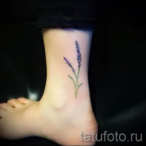 фото пример тату лаванда для статьи про значение этой татуировки 36