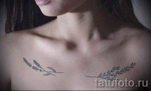 фото пример тату лаванда для статьи про значение этой татуировки 45