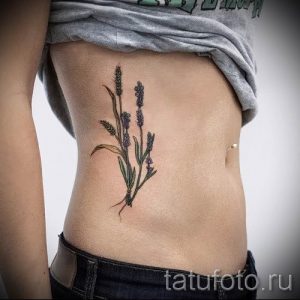 фото пример тату лаванда для статьи про значение этой татуировки 51