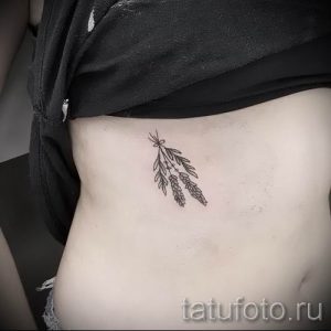 фото пример тату лаванда для статьи про значение этой татуировки 55