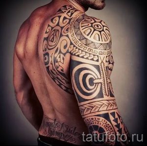 фото пример тату маори - для статьи про значение рисунков 2