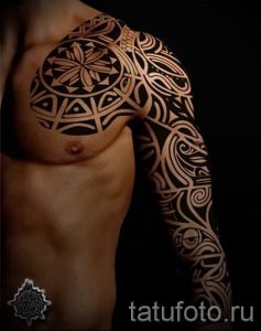 фото пример тату маори - для статьи про значение рисунков 6