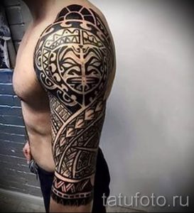 фото пример тату маори - для статьи про значение рисунков 9