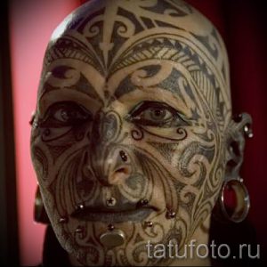 фото пример тату маори - для статьи про значение рисунков 18