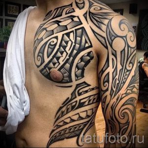 фото пример тату маори - для статьи про значение рисунков 23