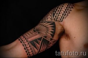 фото пример тату маори - для статьи про значение рисунков 37