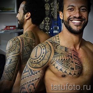 фото пример тату маори - для статьи про значение рисунков 39