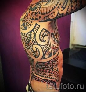 фото пример тату маори - для статьи про значение рисунков 45