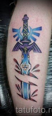 фото пример тату меч — картинка для статьи про значение татуировки 13